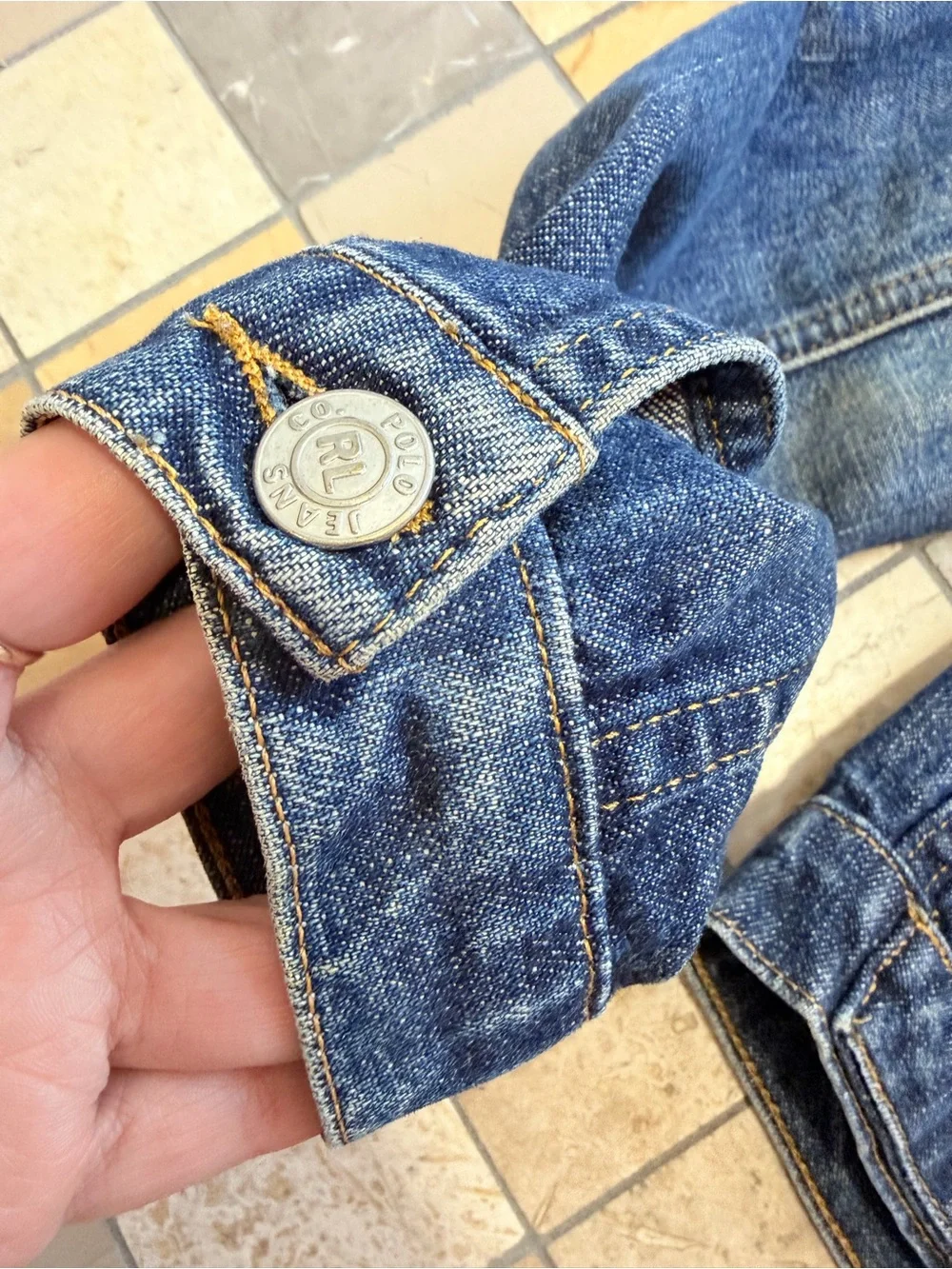 Polo by Ralph Lauren Dark Blue Denim Jacket - Picture 11 of 12